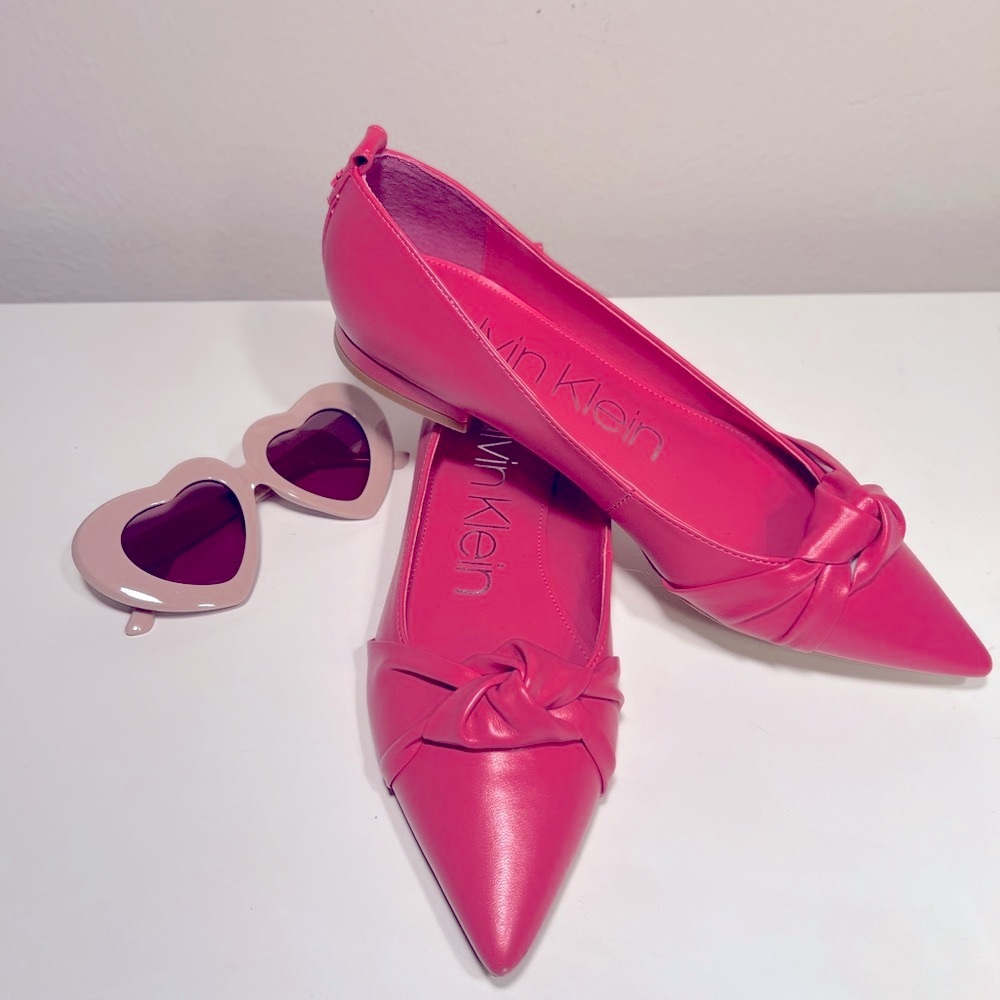 Calvin Klein pink shoes